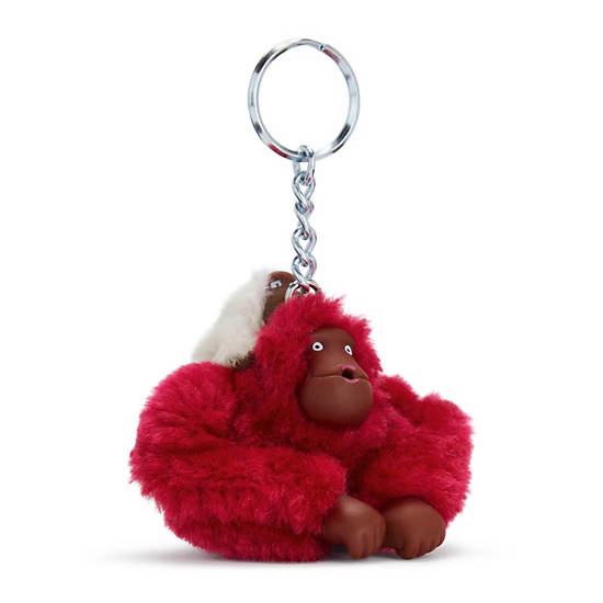 Kipling Mom And Baby Sven Monkey Keychain Aksesuar Kırmızı | TR 1264IL